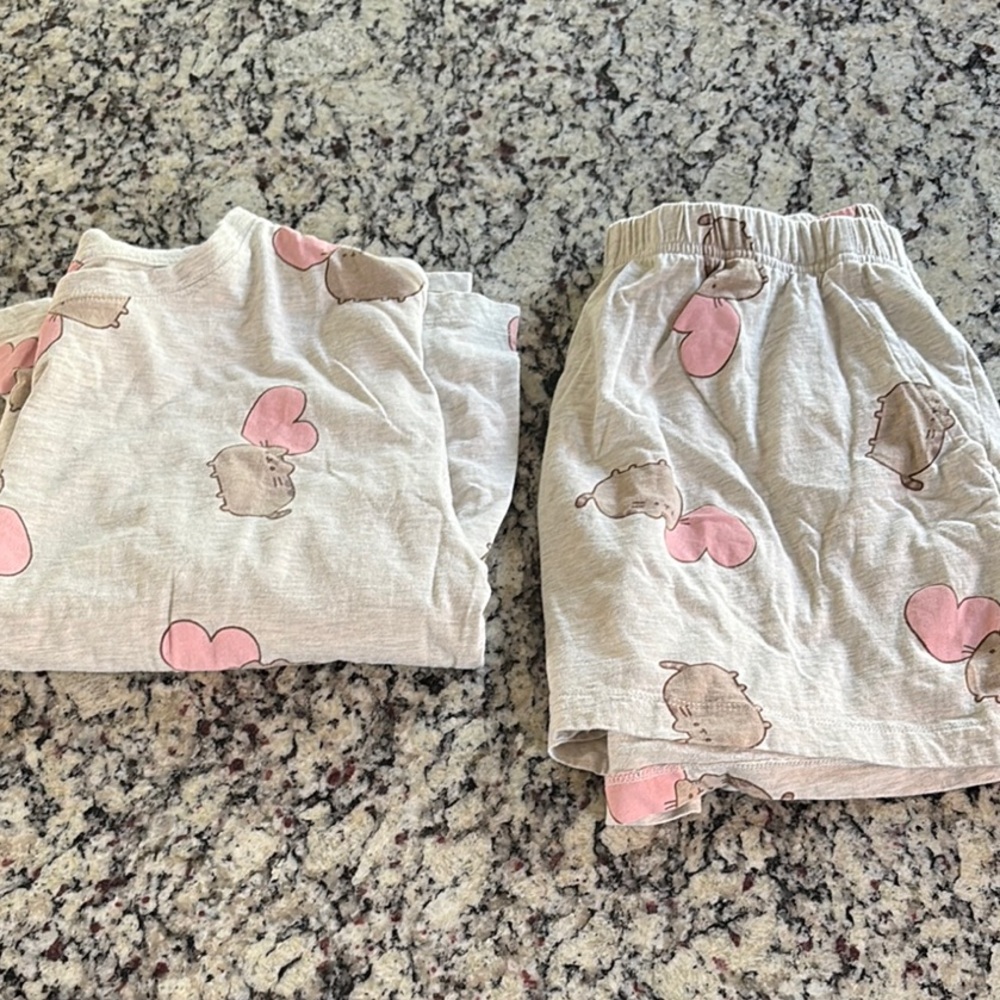 SOLD Pusheen Shop Pajama Set - Picture 1 of 10
